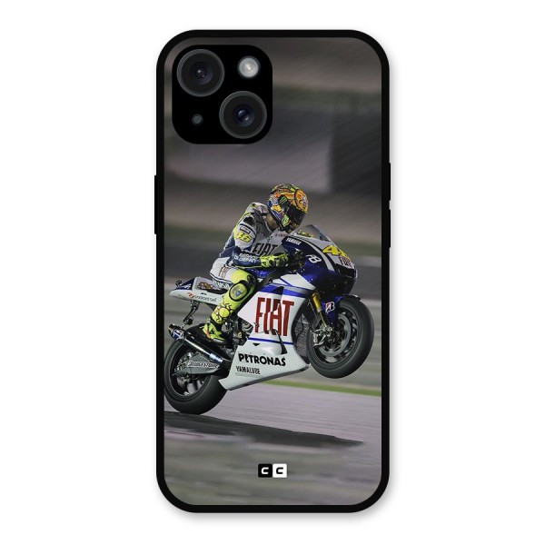 Champion Biker Metal Back Case for iPhone 15