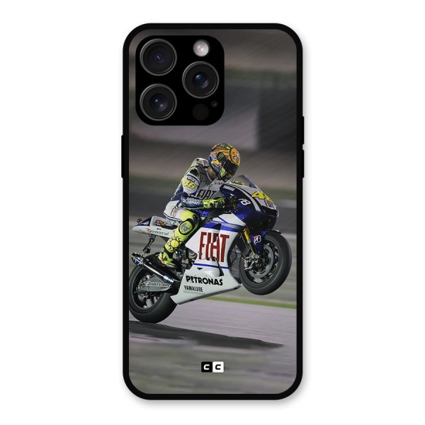 Champion Biker Metal Back Case for iPhone 15 Pro Max