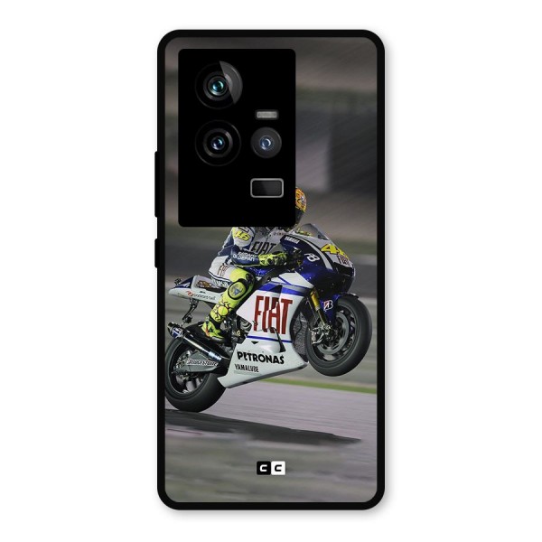 Champion Biker Metal Back Case for iQOO 11 5G