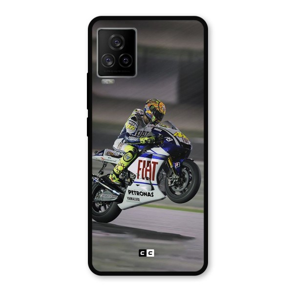 Champion Biker Metal Back Case for iQOO 7 Legend 5G