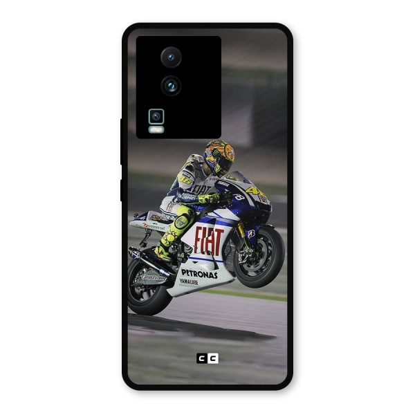 Champion Biker Metal Back Case for iQOO Neo 7 Pro