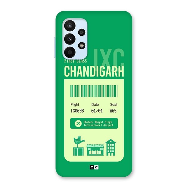 Chandigarh Boarding Pass Back Case for Galaxy A23