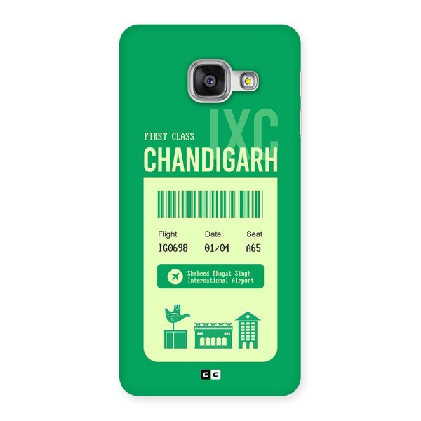 Chandigarh Boarding Pass Back Case for Galaxy A3 (2016)