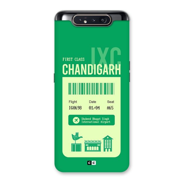 Chandigarh Boarding Pass Back Case for Galaxy A80