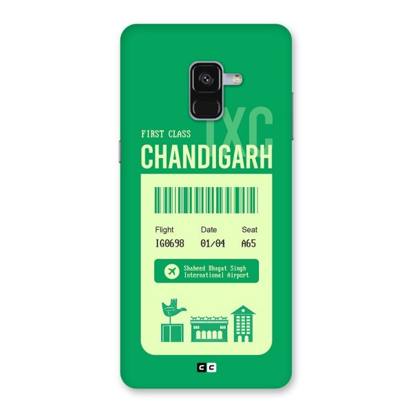 Chandigarh Boarding Pass Back Case for Galaxy A8 Plus