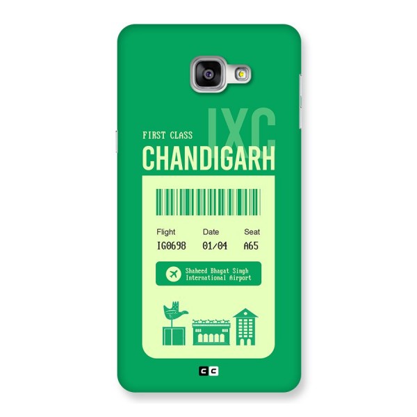 Chandigarh Boarding Pass Back Case for Galaxy A9