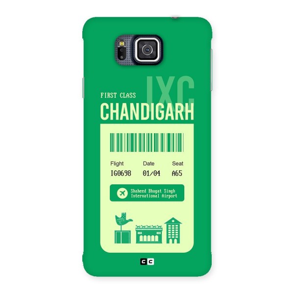 Chandigarh Boarding Pass Back Case for Galaxy Alpha