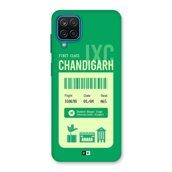 Chandigarh Boarding Pass Back Case for Galaxy F12