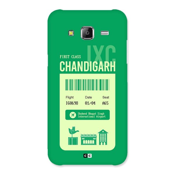 Chandigarh Boarding Pass Back Case for Galaxy J5