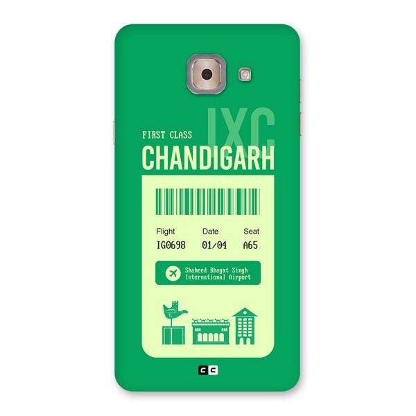 Chandigarh Boarding Pass Back Case for Galaxy J7 Max