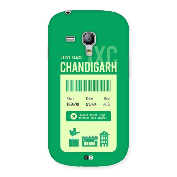 Chandigarh Boarding Pass Back Case for Galaxy S3 Mini