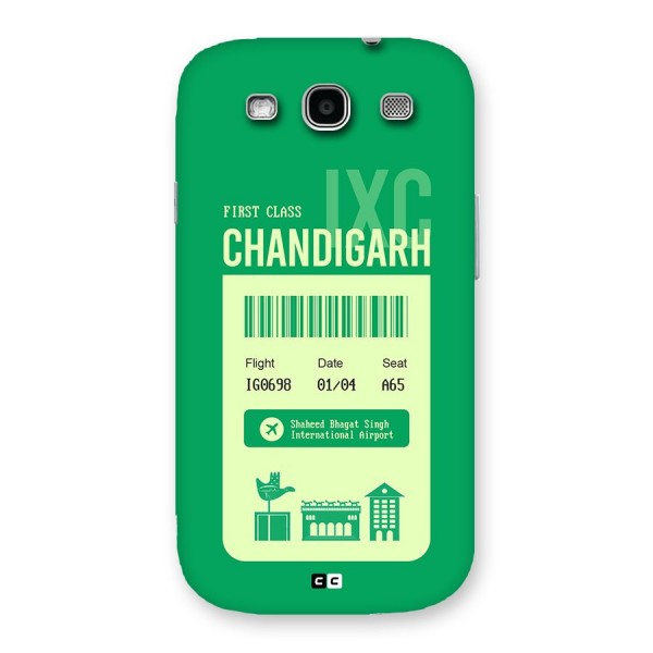 Chandigarh Boarding Pass Back Case for Galaxy S3 Neo