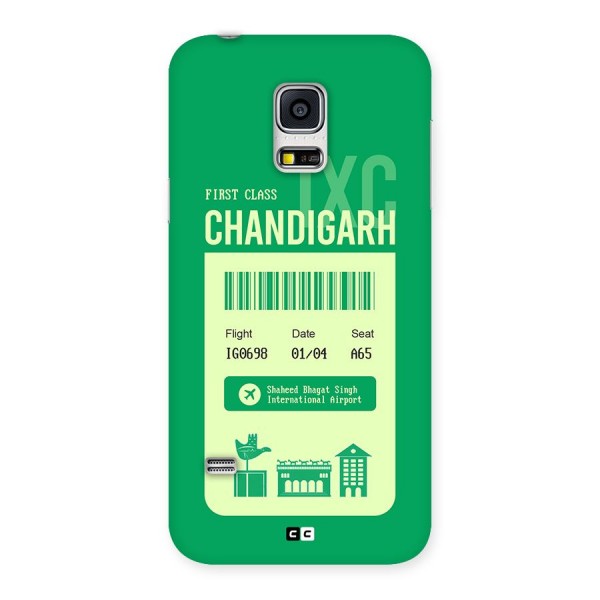 Chandigarh Boarding Pass Back Case for Galaxy S5 Mini