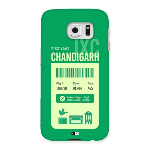 Chandigarh Boarding Pass Back Case for Galaxy S6