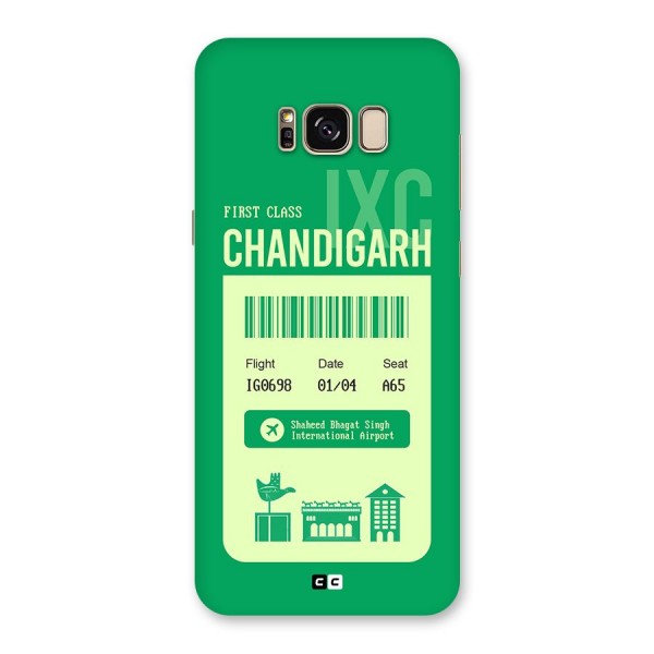 Chandigarh Boarding Pass Back Case for Galaxy S8 Plus