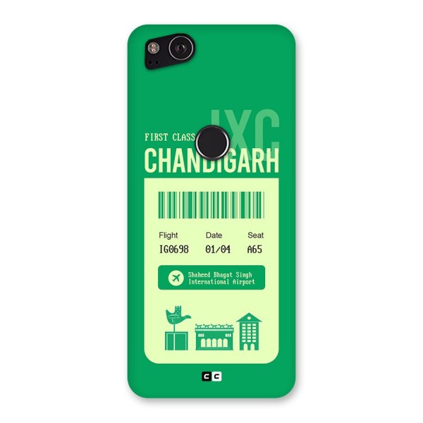 Chandigarh Boarding Pass Back Case for Google Pixel 2