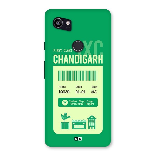 Chandigarh Boarding Pass Back Case for Google Pixel 2 XL