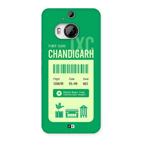 Chandigarh Boarding Pass Back Case for HTC One M9 Plus