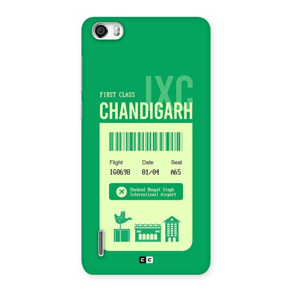 Chandigarh Boarding Pass Back Case for Honor 6