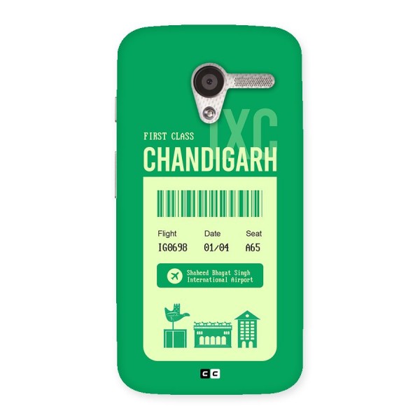 Chandigarh Boarding Pass Back Case for Moto X