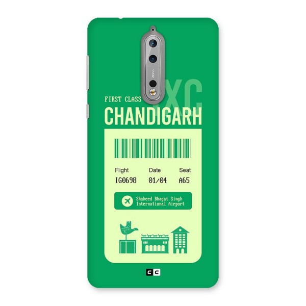 Chandigarh Boarding Pass Back Case for Nokia 8