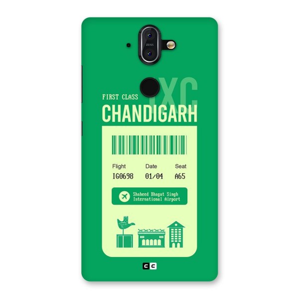 Chandigarh Boarding Pass Back Case for Nokia 8 Sirocco