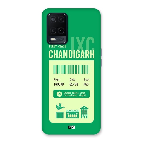 Chandigarh Boarding Pass Back Case for Oppo A54