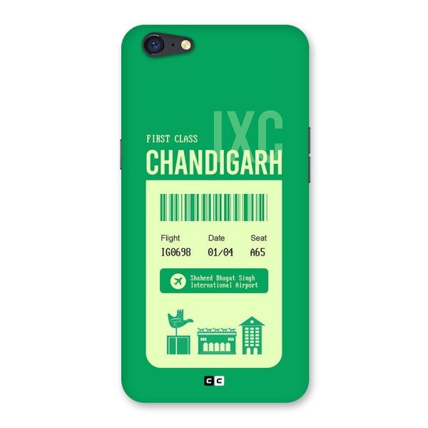 Chandigarh Boarding Pass Back Case for Oppo A71