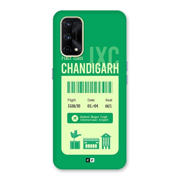 Chandigarh Boarding Pass Glass Back Case for Realme X7 Pro