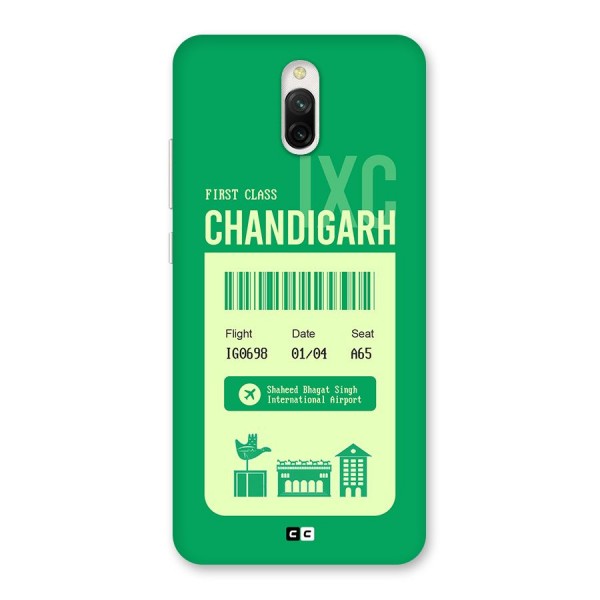 Chandigarh Boarding Pass Back Case for Redmi 8A Dual