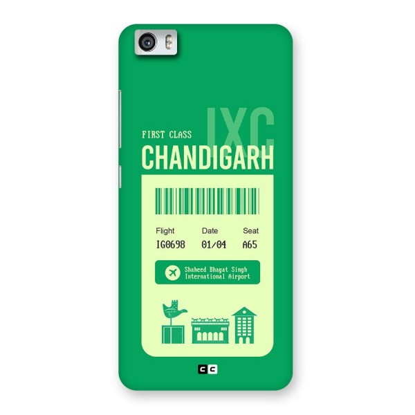 Chandigarh Boarding Pass Back Case for Redmi Mi 5