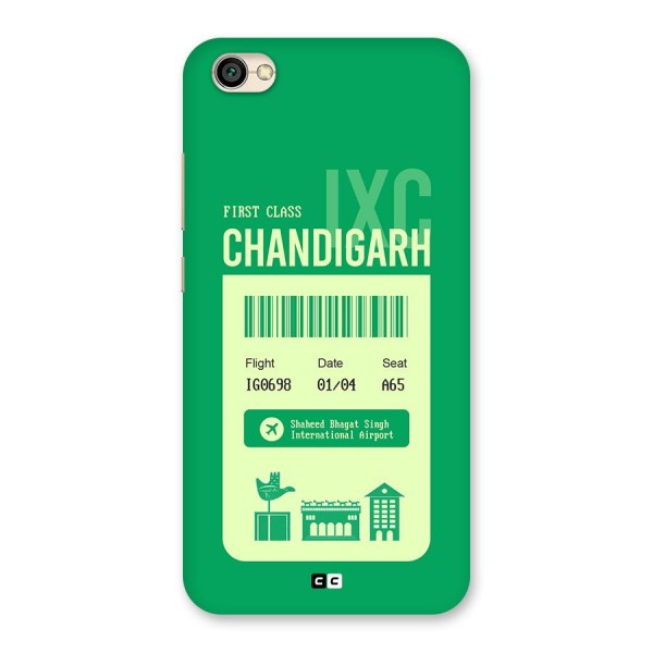 Chandigarh Boarding Pass Back Case for Redmi Y1 Lite