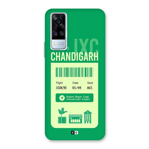 Chandigarh Boarding Pass Back Case for Vivo Y51
