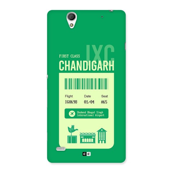 Chandigarh Boarding Pass Back Case for Xperia C4