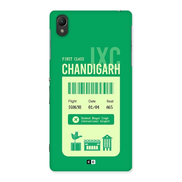 Chandigarh Boarding Pass Back Case for Xperia Z2