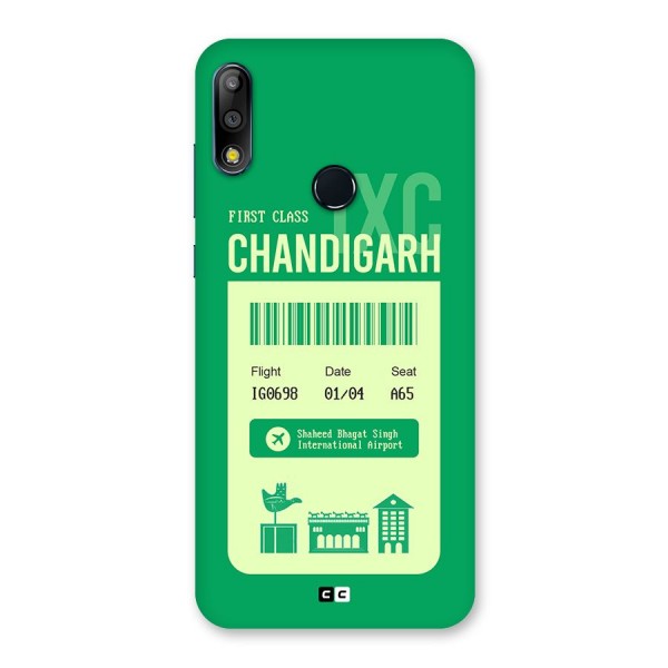 Chandigarh Boarding Pass Back Case for Zenfone Max Pro M2