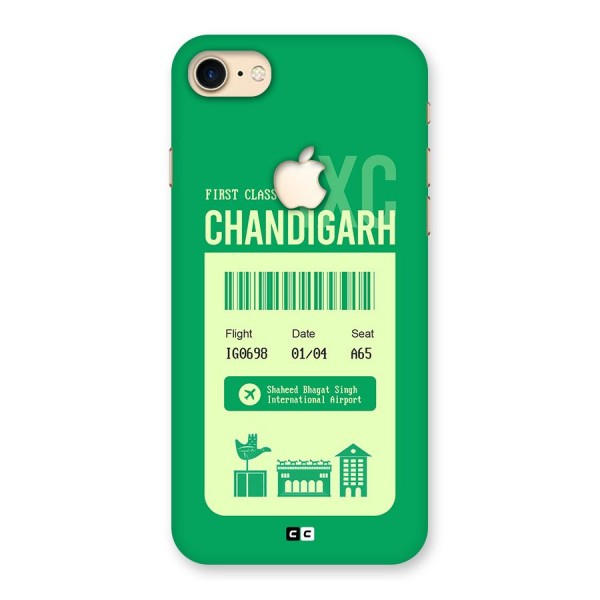 Chandigarh Boarding Pass Back Case for iPhone 7 Apple Cut