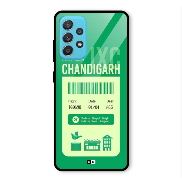 Chandigarh Boarding Pass Glass Back Case for Galaxy A52s 5G