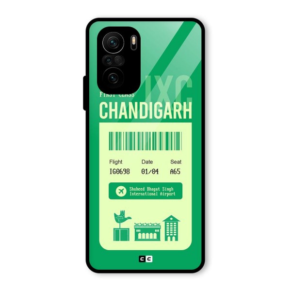 Chandigarh Boarding Pass Glass Back Case for Mi 11x