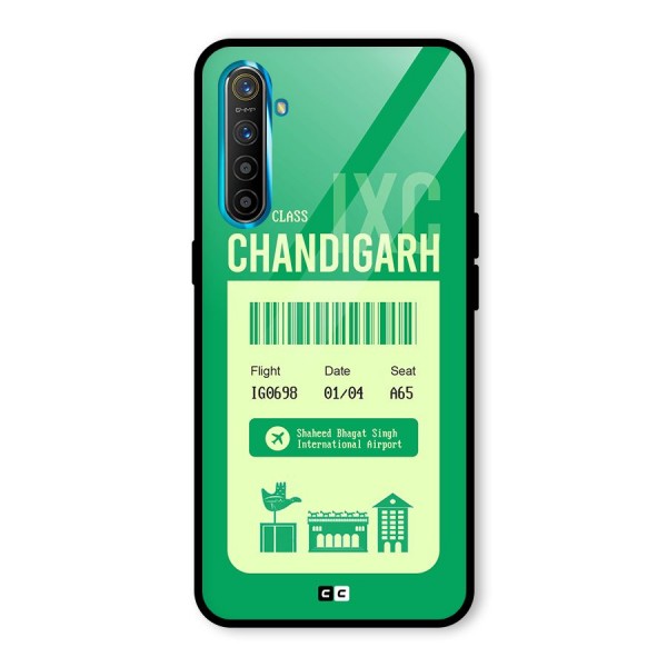 Chandigarh Boarding Pass Glass Back Case for Realme XT