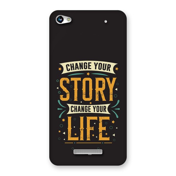 Change Your Life Back Case for Canvas Hue 2 A316