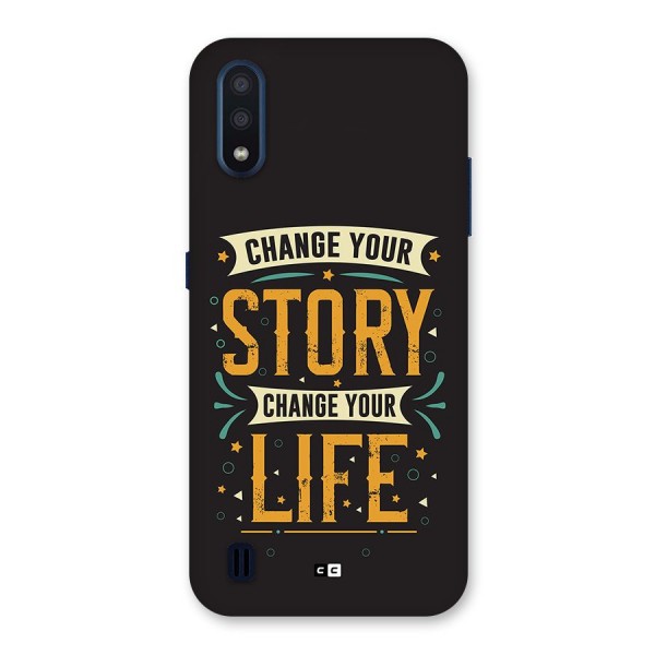 Change Your Life Back Case for Galaxy M01