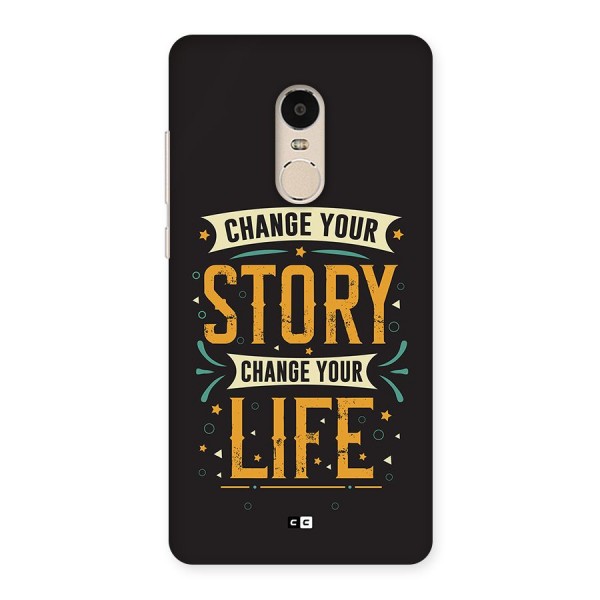 Change Your Life Back Case for Redmi Note 4