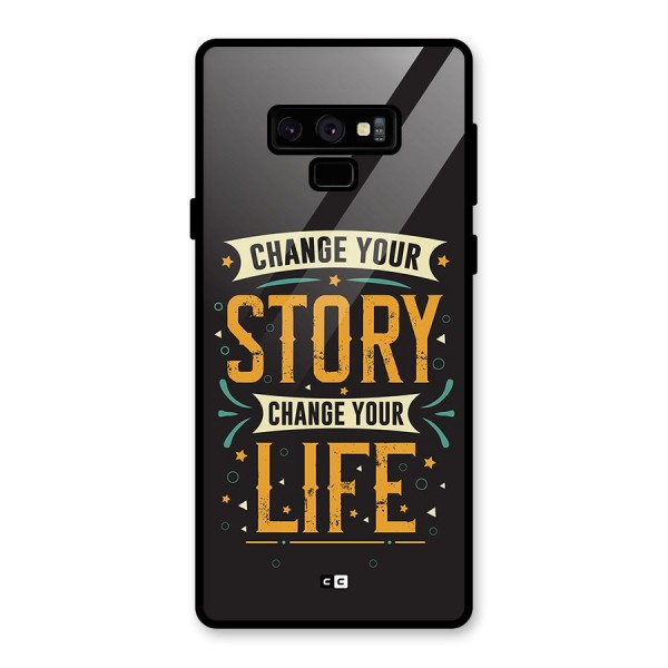 Change Your Life Glass Back Case for Galaxy Note 9