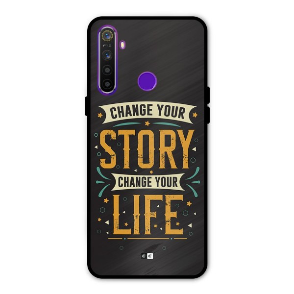 Change Your Life Glass Back Case for Realme 5s