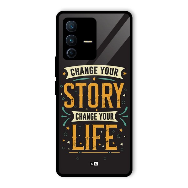 Change Your Life Glass Back Case for Vivo V23 Pro