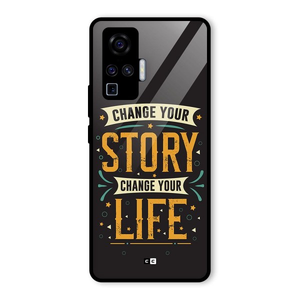 Change Your Life Glass Back Case for Vivo X50 Pro