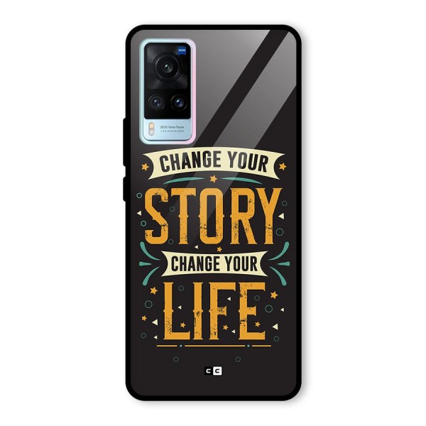 Change Your Life Glass Back Case for Vivo X60
