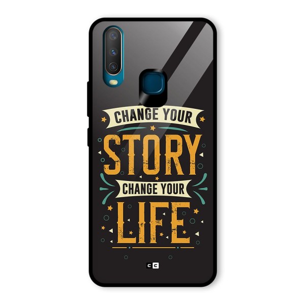 Change Your Life Glass Back Case for Vivo Y15