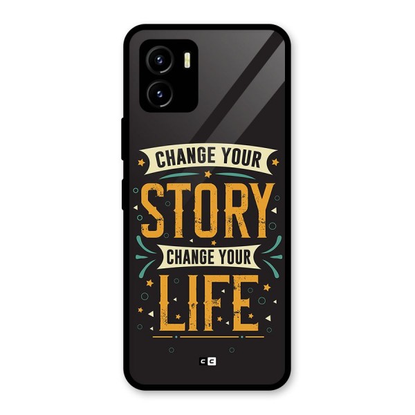 Change Your Life Glass Back Case for Vivo Y15s